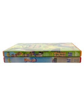 The Wiggles Wiggly Safari & Wiggle Bay DVDs Ages 1-8 Fun Songs & Activities